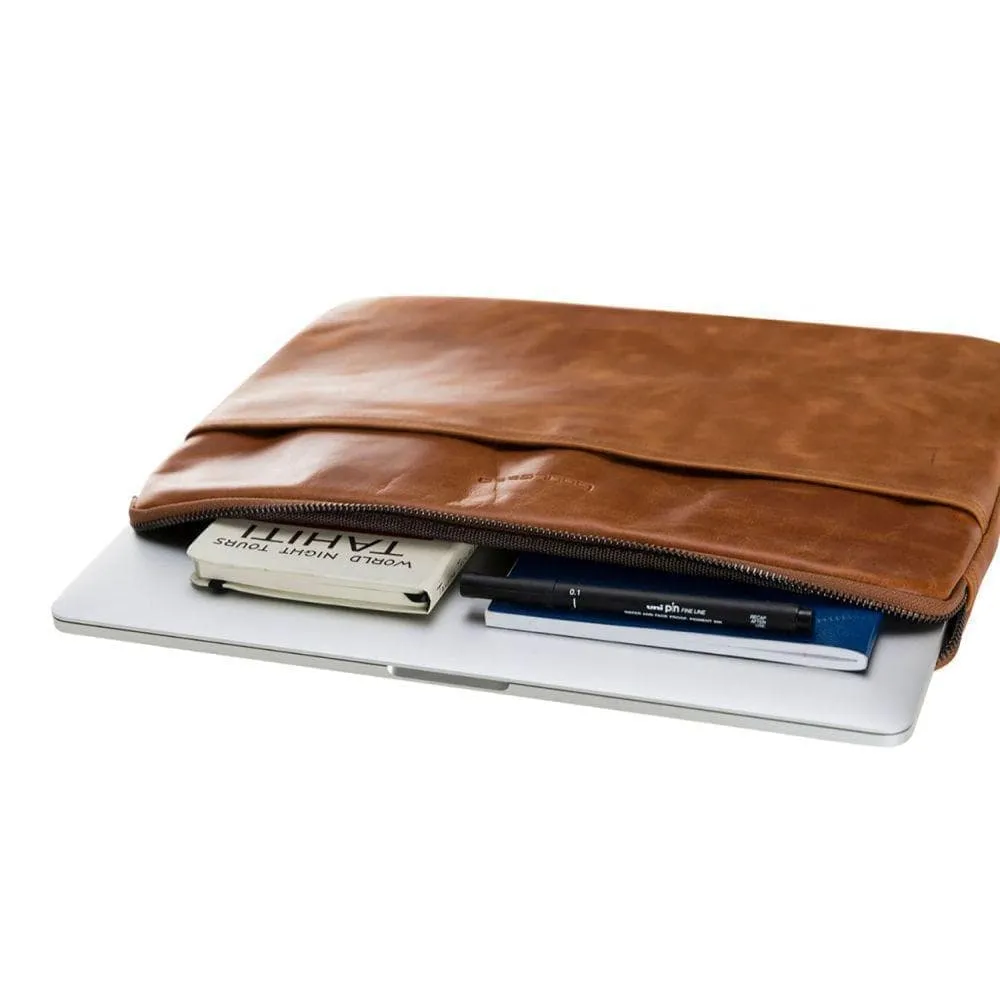 AWE Genuine Leather Sleeves / Cases for 11", 13", 15", 16" MacBook and iPad