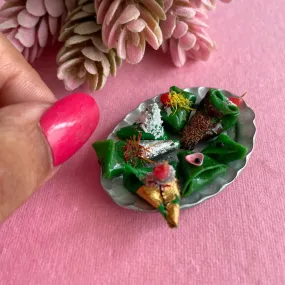 Banarasi Paan Bida Platter Miniature Food Magnet