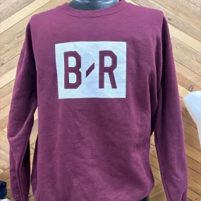 B/R- Crewneck sweater : Burgundy -men-LG