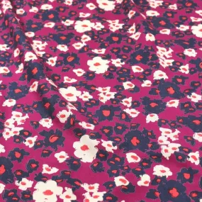 Églantine & Zoé - Carlota Pink Magenta ECOVERO™ Viscose Twill Fabric