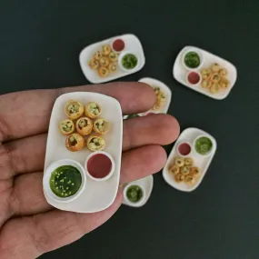 Pani Puri Golgappa Puchka Indian Chaat Miniature Food Magnet