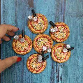 Pizza Coke Fast Food Miniature Food Magnet