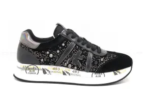 Premiata Conny velluto e microstrass